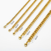 Picture of Wholesale Curb Link Chain Necklace, Multicolor 304 Stainless Steel, Women's Eco-friendly Simple Stylish Gift Jewelry For Retailer, 1 Piece