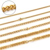 Picture of Wholesale Curb Link Chain Necklace, Multicolor 304 Stainless Steel, Women's Eco-friendly Simple Stylish Gift Jewelry For Retailer, 1 Piece