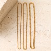 Picture of Wholesale Curb Link Chain Necklace, Multicolor 304 Stainless Steel, Women's Eco-friendly Simple Stylish Gift Jewelry For Retailer, 1 Piece