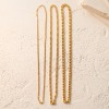Picture of Wholesale Curb Link Chain Necklace, Multicolor 304 Stainless Steel, Women's Eco-friendly Simple Stylish Gift Jewelry For Retailer, 1 Piece