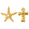 Picture of 1 Piece Eco-friendly PVD Waterproof Anti-Tarnish Hypoallergenic 304 Stainless Steel Pendants Wholesale 18K Real Gold Plated Acrylic Imitation Pearl