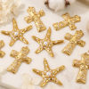 Picture of 1 Piece Eco-friendly PVD Waterproof Anti-Tarnish Hypoallergenic 304 Stainless Steel Pendants Wholesale 18K Real Gold Plated Acrylic Imitation Pearl