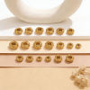 Picture of 10 PCs Eco-friendly 304 Stainless Steel Spacer Beads For DIY Bracelet Jewelry Making Findings Wholesale Multicolor Bird Nest