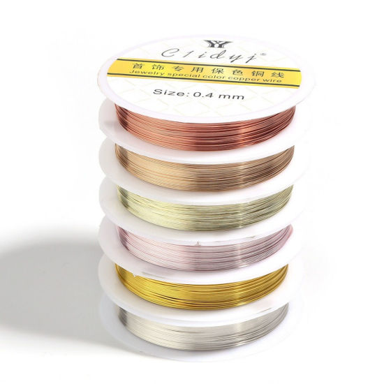 Picture of 1 Roll Brass Beading Wire Wholesale Multicolor