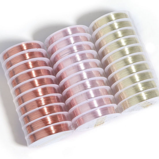 Picture of 1 Roll Brass Beading Wire Wholesale Multicolor