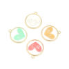 Изображение Zinc Based Alloy Pendants Round Heart