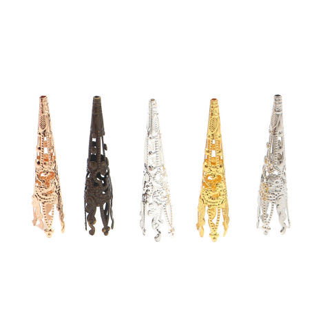 Brass Beads Caps Cone