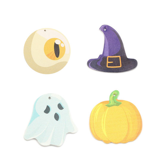 Immagine di PU Leather Pendants Halloween Pumpkin