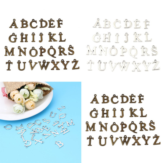 Picture of Zinc Based Alloy Pendants Capital Alphabet/ Letter