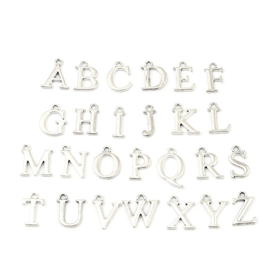 Picture of Zinc Based Alloy Pendants Capital Alphabet/ Letter