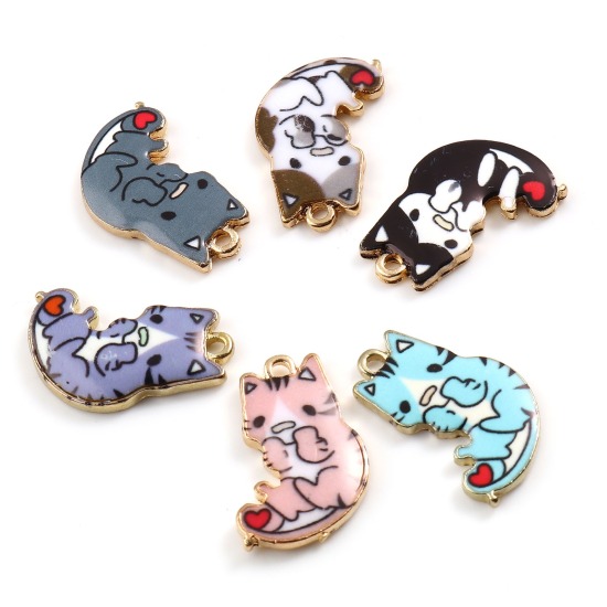 Immagine di Zinc Based Alloy Pendants Cat Animal