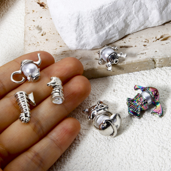Image de Coupelles en Alliage de Zinc Animal Multicolore