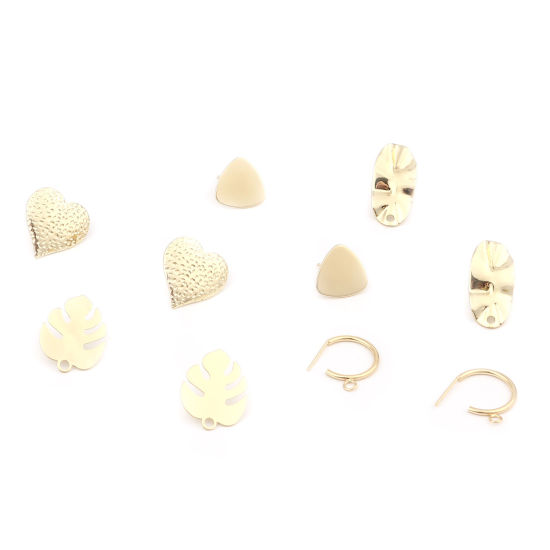 Picture of Zinc Based Alloy Ear Post Stud Earrings Findings