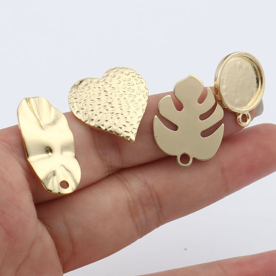 Picture of Zinc Based Alloy Ear Post Stud Earrings Findings
