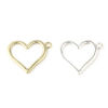 Picture of Zinc Based Alloy Charms Heart Multicolor 25mm x 21mm, 30 PCs