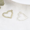 Picture of Zinc Based Alloy Charms Heart Multicolor 25mm x 21mm, 30 PCs
