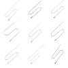 Imagen de 316 Acero Inoxidable Cadenas Collares 10 Unidades