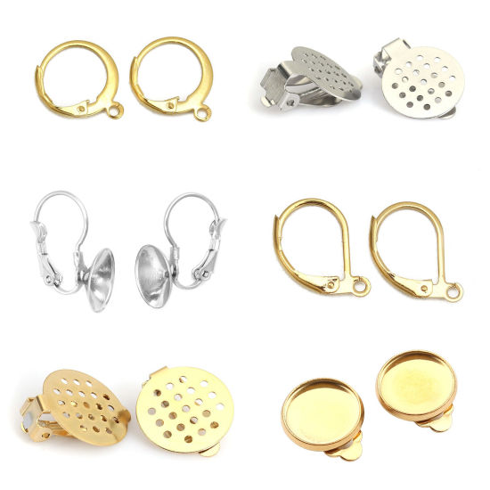 Picture of 304 Stainless Steel Earring Accessories Multicolor