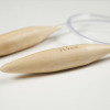 Picture of Bamboo Circular Knitting Needles Natural 80cm(31 4/8") long
