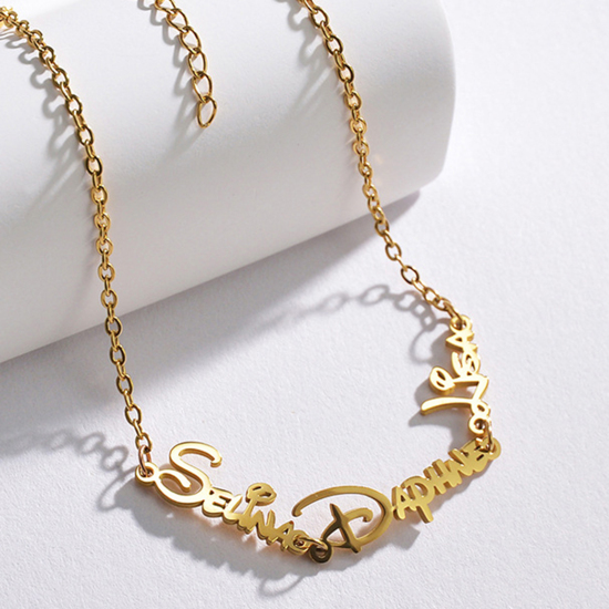 Picture of Stainless Steel Customized Name Bracelets Personalized Letter Charm Pendant Multicolor 1 Piece