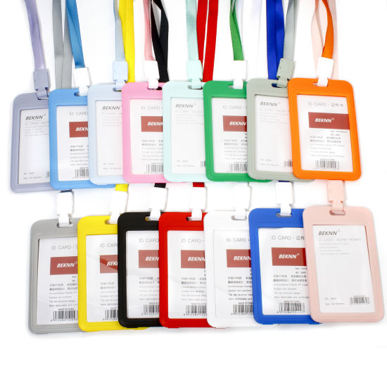 Image de 12 Pcs Protèges Cartes Simple en Polyester & PVC Rectangle Multicolore