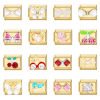 Picture of 304 Stainless Steel Italian Charm Links For DIY Bracelet Jewelry Making Gold Plated Rectangle Multicolor Rhinestone 10mm x 9mm
