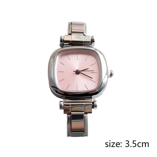 Picture of 304 Stainless Steel Stylish Italian Charm Links Watch Face For DIY Jewelry Making Wholesale Multicolor