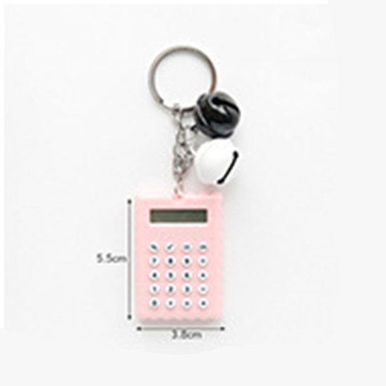 Image de Rose Petite calculatrice portable pile bouton