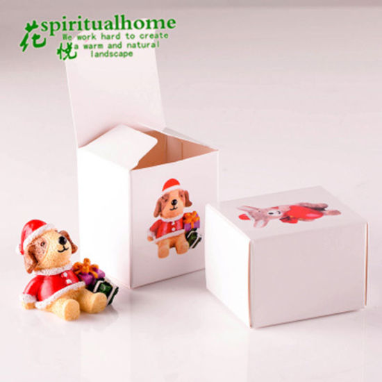 Picture of Resin Ornaments Decorations Multicolor Hedgehog Christmas Hats 36mm x 35mm, 1 Piece