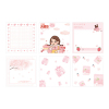 Picture of Peach yogurt sulfuric acid paper note decoration collage material 24 sheets/set