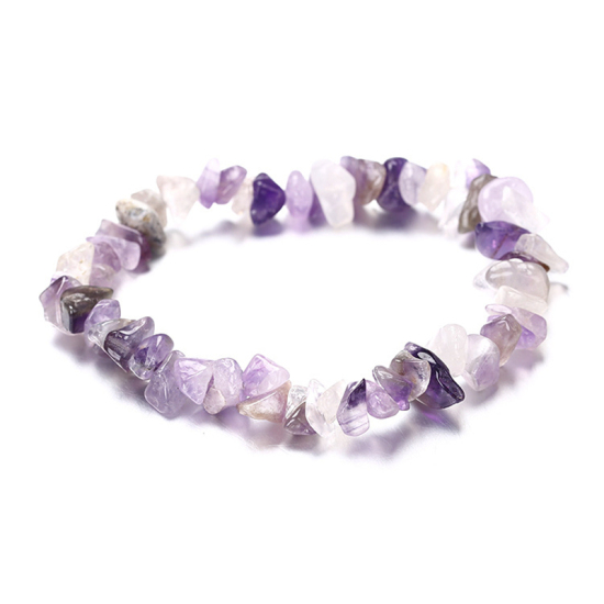 Image de Bracelets en Améthyste ( Naturel ) 22cm long, 1 Pièce