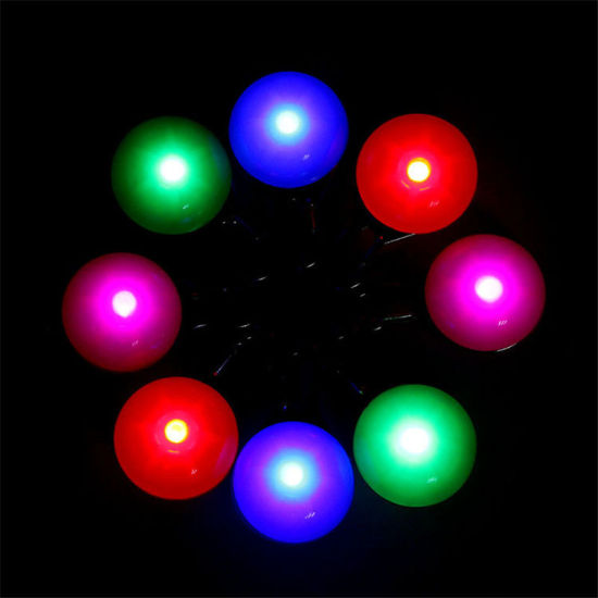 Image de Produits pour Animaux Familiers en PVC Pendentif Rond Rouge LED Lumineux 5.5cm x 3.5cm, 1 Pièce