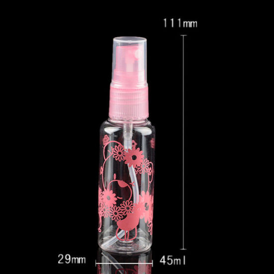 Image de Au hasard - 30ml Bouteille cosmétique d'emballage de voyage Contenants rechargeables vides à motif coloré 