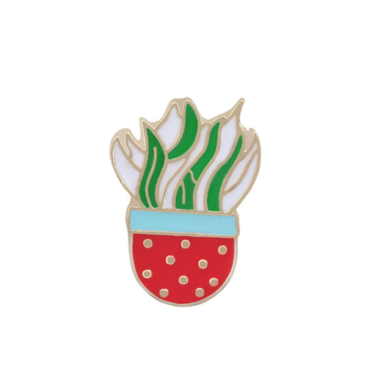 Image de Broche Epingle Plante Succulente Multicolore 1 Pièce