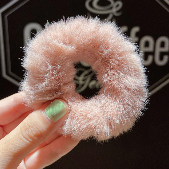 Imagen de Felpa Lazos de pelo Rosado 10.5cm, 1 Unidad