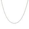 Picture of Wholesale Ball Chain Necklace, Silver Tone 304 Stainless Steel, Unisex Eco-friendly Exquisite Minimalist Gift Jewelry For Retailer, 45cm(17.7") + 5cm(2") long, Chain Size: 2mm, 1 Piece