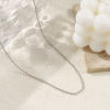 Picture of Wholesale Ball Chain Necklace, Silver Tone 304 Stainless Steel, Unisex Eco-friendly Exquisite Minimalist Gift Jewelry For Retailer, 45cm(17.7") + 5cm(2") long, Chain Size: 2mm, 1 Piece
