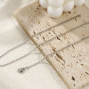 Picture of Wholesale Ball Chain Necklace, Silver Tone 304 Stainless Steel, Unisex Eco-friendly Exquisite Minimalist Gift Jewelry For Retailer, 45cm(17.7") + 5cm(2") long, Chain Size: 2mm, 1 Piece
