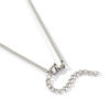 Picture of Wholesale Snake Chain Collar Neck Ring Necklace, Silver Tone 304 Stainless Steel, Unisex Eco-friendly Exquisite Minimalist Gift Jewelry For Retailer, 40cm(15.7") + 5cm(2") long, Chain Size: 1.5mm, 1 Piece