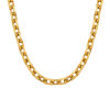 Picture of Wholesale Link Cable Chain Necklace, 18K Gold Plated 304 Stainless Steel, Women's Eco-friendly PVD Stylish Minimalist Gift Jewelry For Retailer, 40cm(15.7") + 5cm(2") long, Chain Size: 6.5mm, 1 Piece