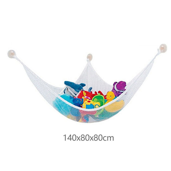 1 個 テリレン 収納ハンモック 白 140cm x 80cm、 の画像