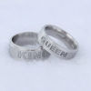 Picture of Stainless Steel Unadjustable Rings Silver Tone Message " King " 17.5mm(US size 7.25), 1 Piece