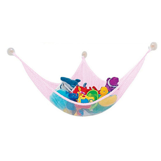 テリレン 家用装飾 おもちゃハンモックネット ピンク 150cm x 100cm、 1 個 の画像