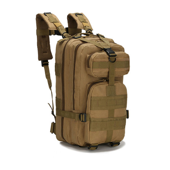 ブラウン - バックパック アウトドア タクティカル トラベルバッグ 25L 1 個 の画像