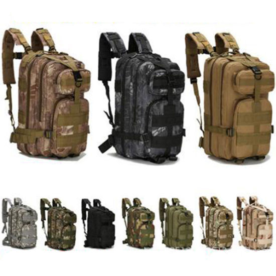 ブラウン - バックパック アウトドア タクティカル トラベルバッグ 25L 1 個 の画像