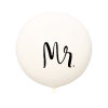 Picture of Latex Balloon Party Decorations Black & White Message " Mr " 1 Packet ( 100 PCs/Packet)