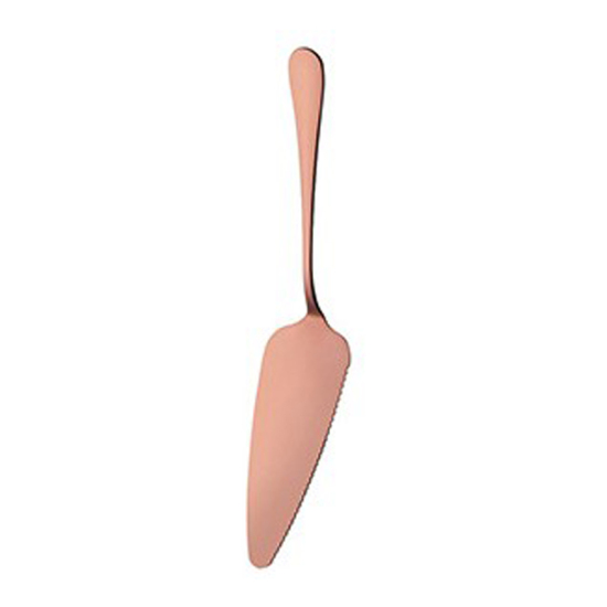 Image de Outil de Cuisson Couteau à Gâteau à Tarte Dentelé en Acier Inoxydable Or Rose 22.2cm x 4.7cm, 1 Pièce
