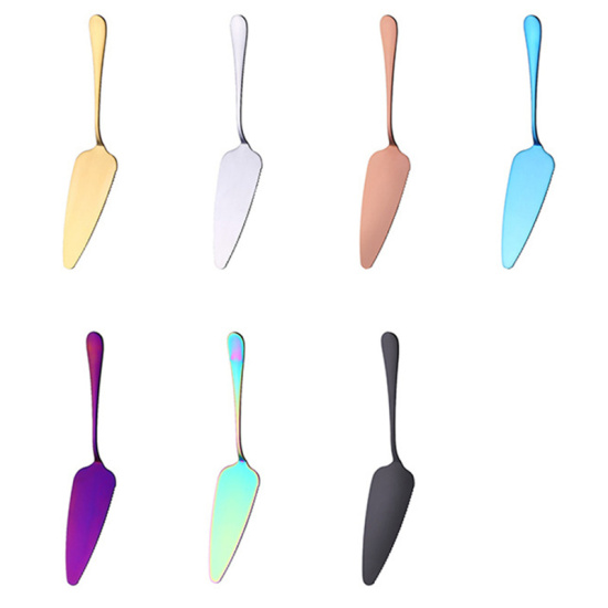Image de Outil de Cuisson Couteau à Gâteau à Tarte Dentelé en Acier Inoxydable Multicolore 22.2cm x 4.7cm, 1 Pièce