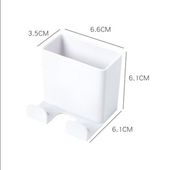 Imagen de ABS Contenedor de Almacenamiento Blanco 65mm x 60mm, 1 Unidad