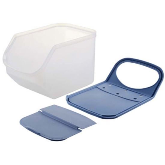PP食品保存瓶 ベージュ 28cm×18.8cm 1本 の画像